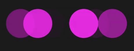animated purple loading circles