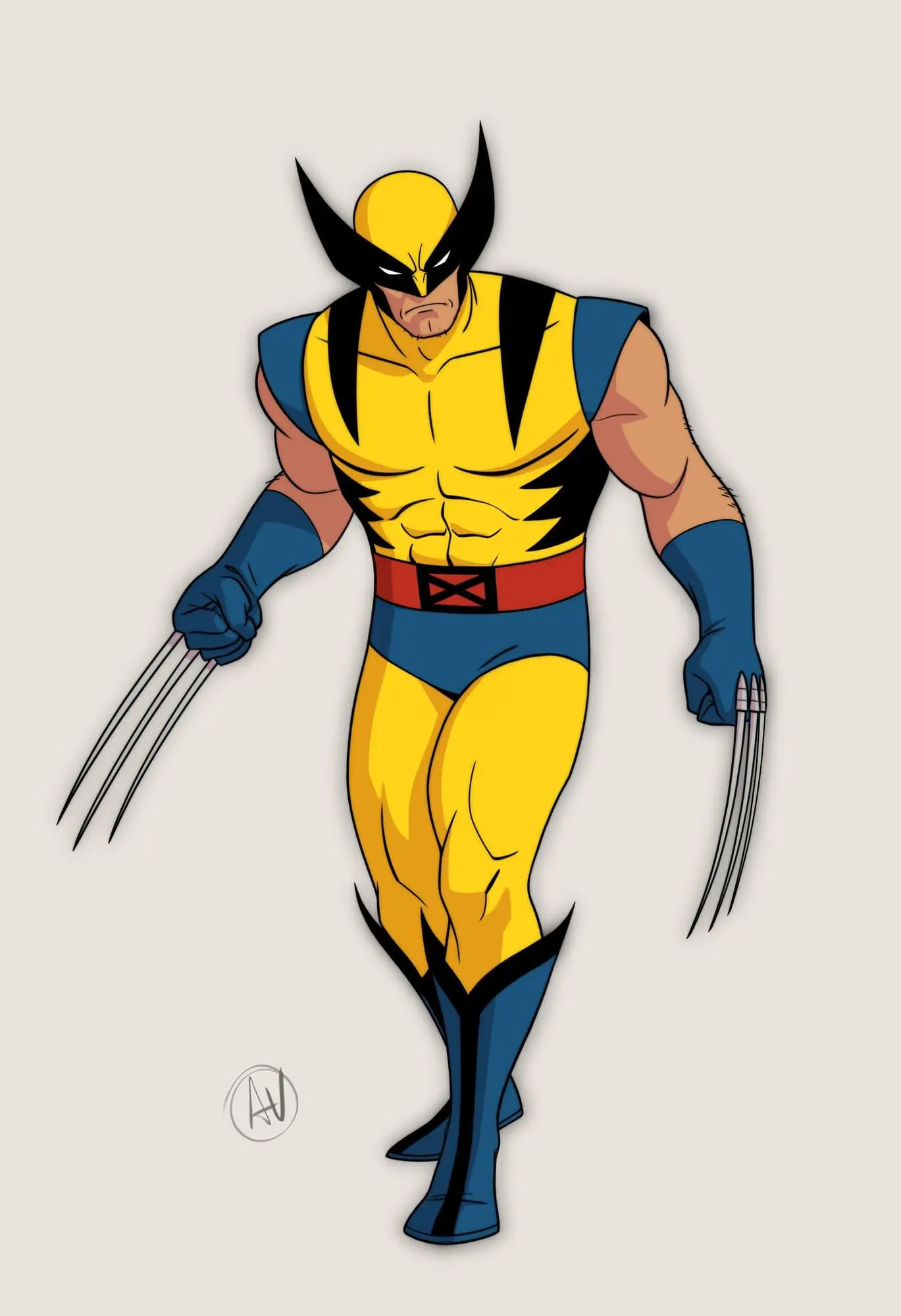 Wolverine (Logan) with his adamantium claws extended