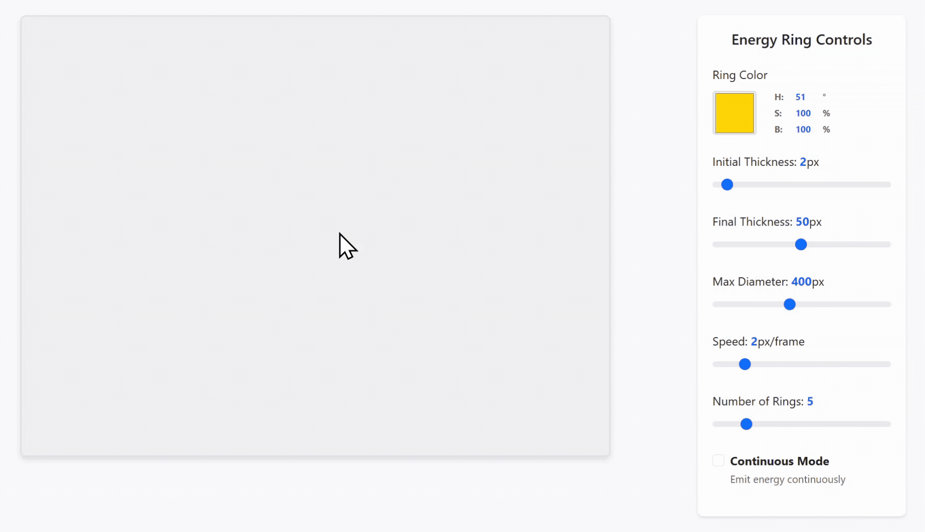 EnergyRing Instance Example