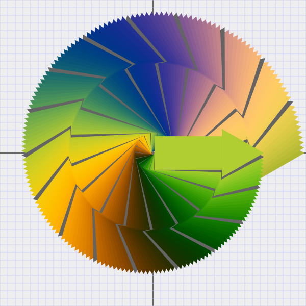 rotating arrow