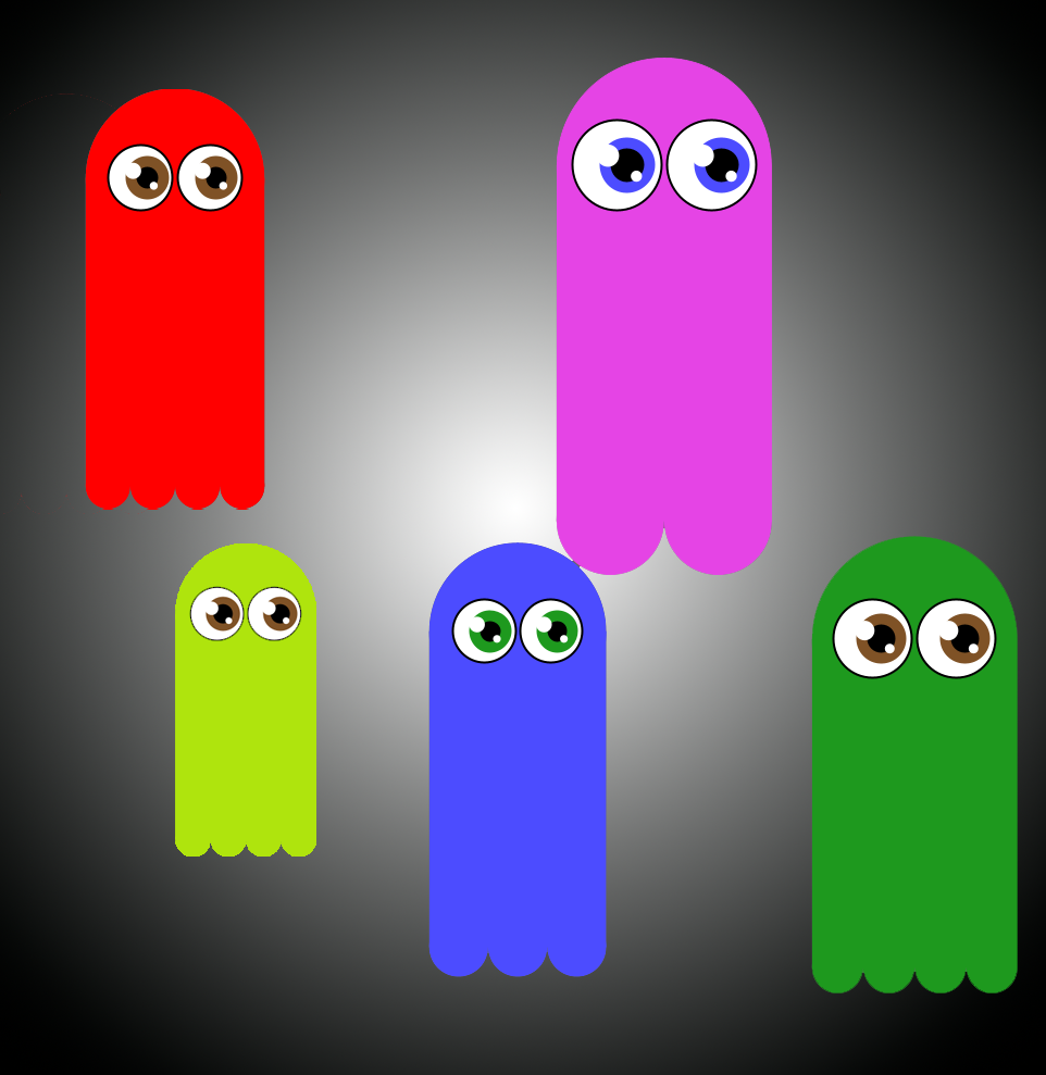 SWEyeballs used in a ghost character