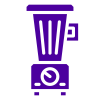 purple blender icon