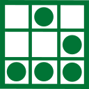 Conway's Game of Life cell-grid icon