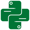 Python snake logo