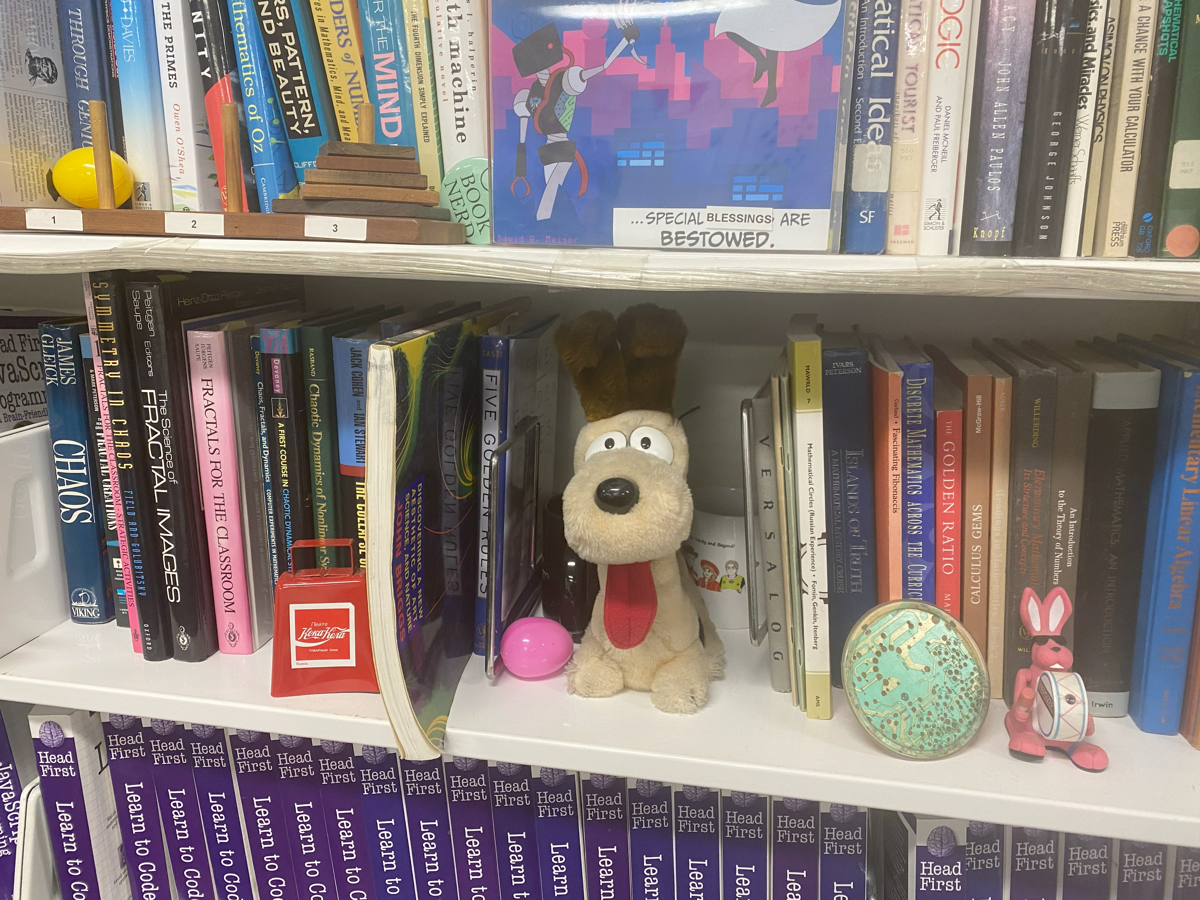 Odie the classroom dog &mdash; a beloved member of the AbsVal algebra class
